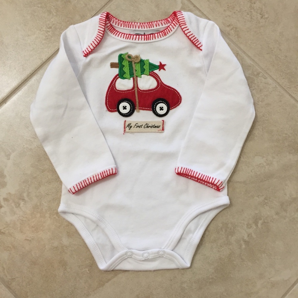 MUD PIE my first christmas onesie